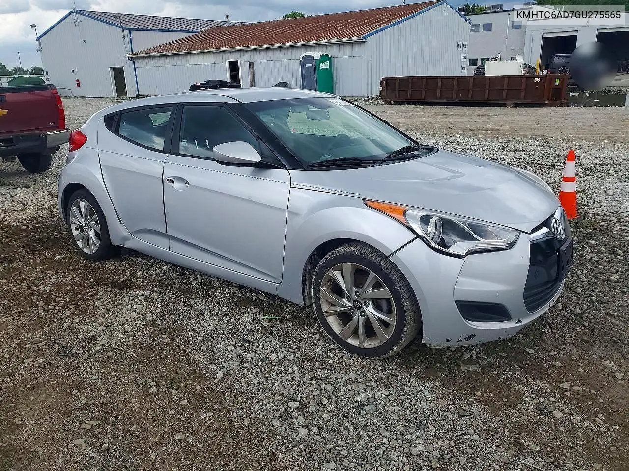 2016 Hyundai Veloster Base VIN: KMHTC6AD7GU275565 Lot: 62207776