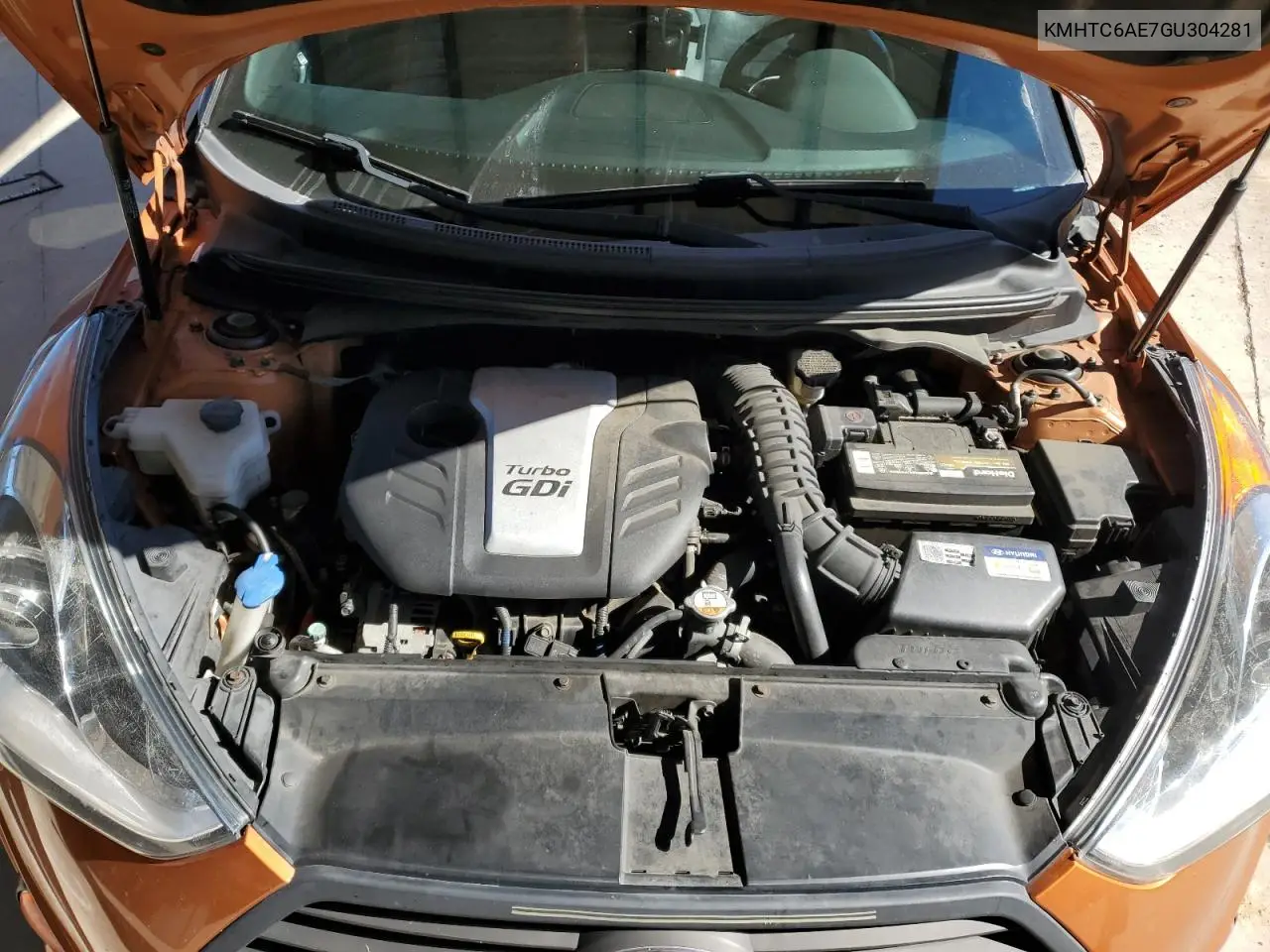 KMHTC6AE7GU304281 2016 Hyundai Veloster