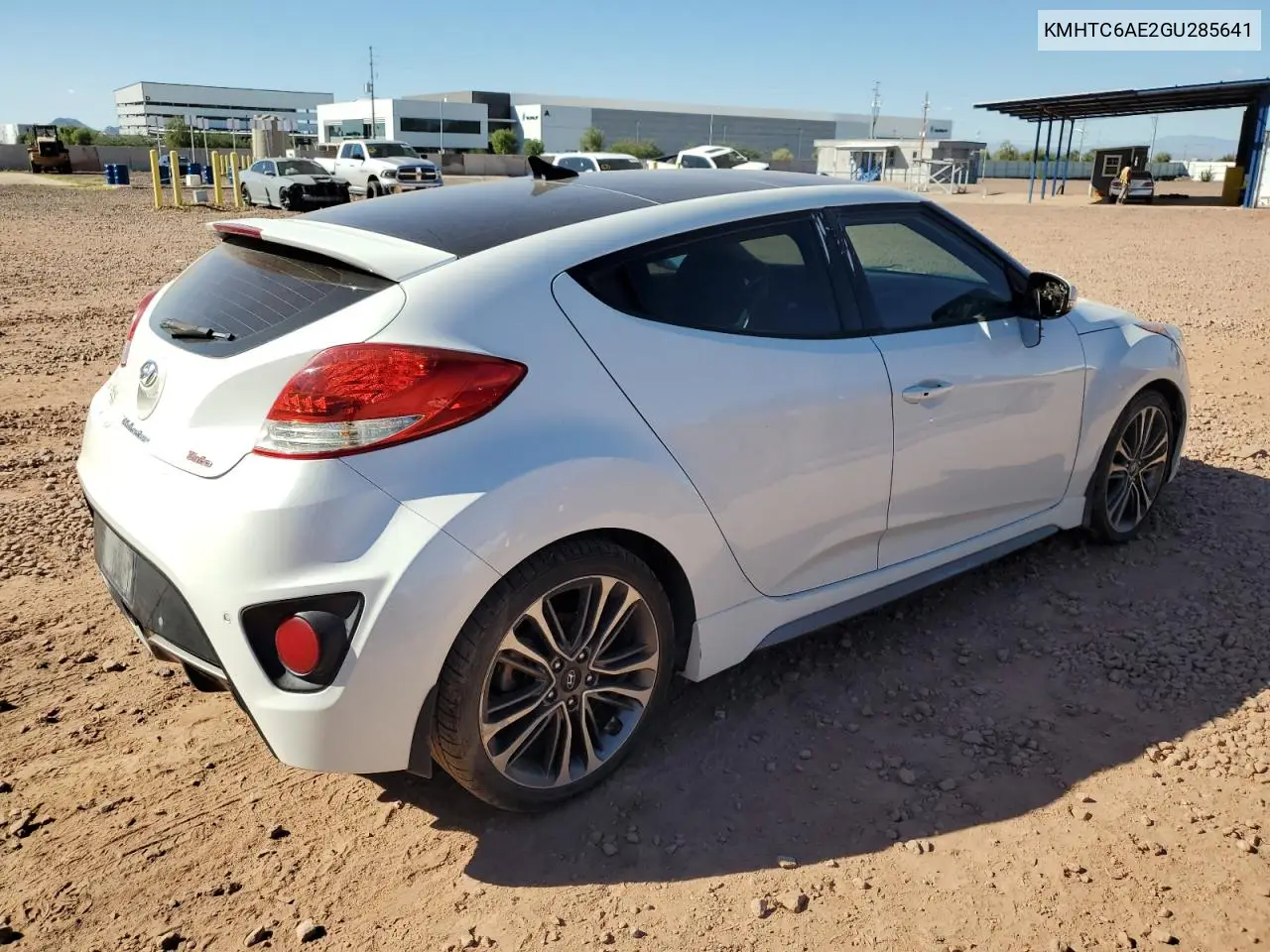 KMHTC6AE2GU285641 2016 Hyundai Veloster Turbo