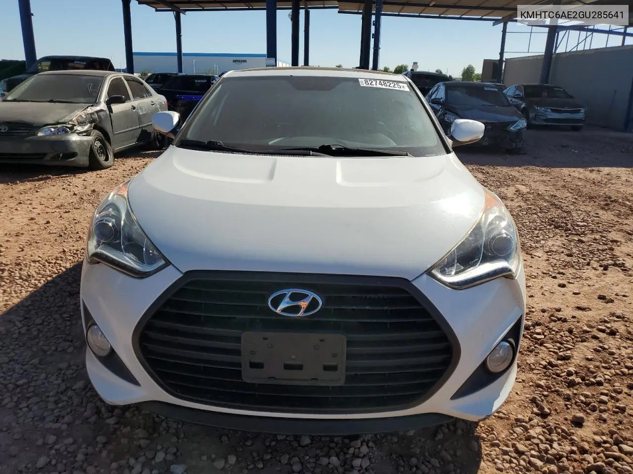 KMHTC6AE2GU285641 2016 Hyundai Veloster Turbo