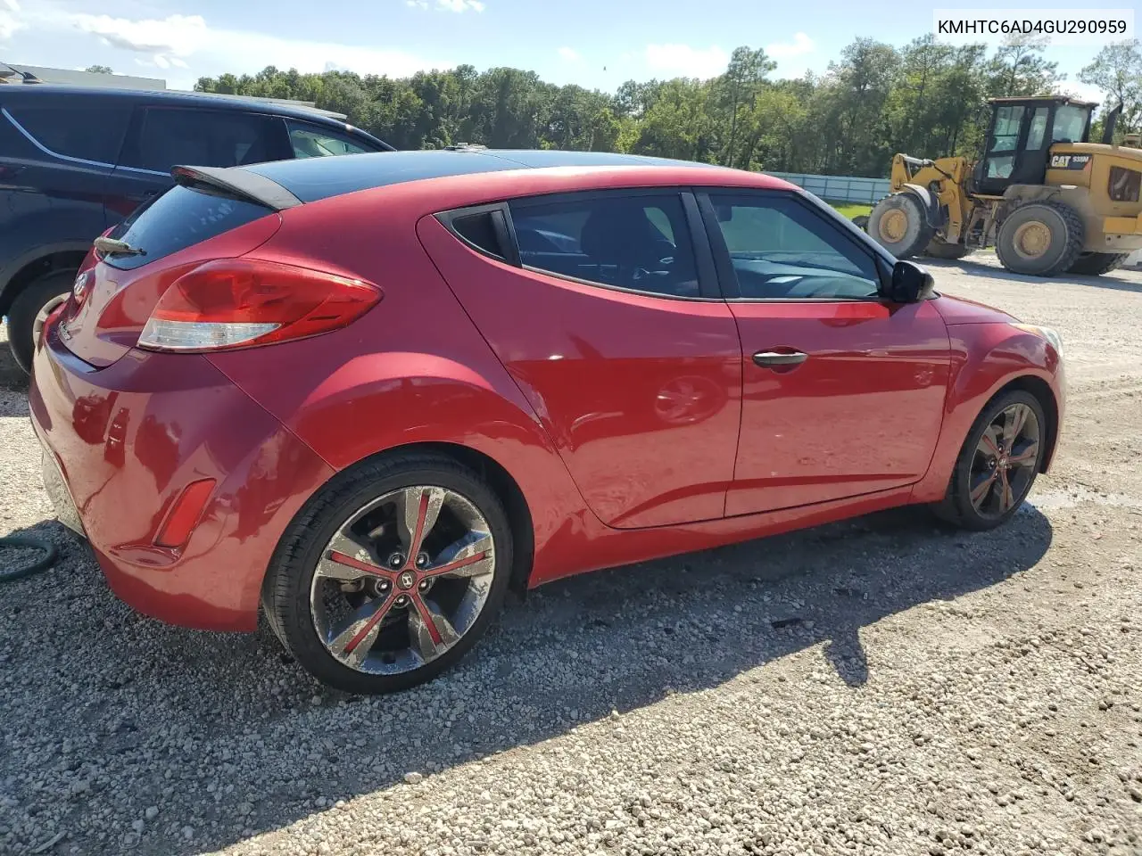 KMHTC6AD4GU290959 2016 Hyundai Veloster - Pri Repo - Ck Eng Light On