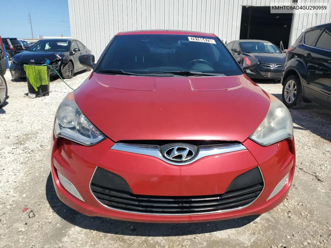 KMHTC6AD4GU290959 2016 Hyundai Veloster - Pri Repo - Ck Eng Light On