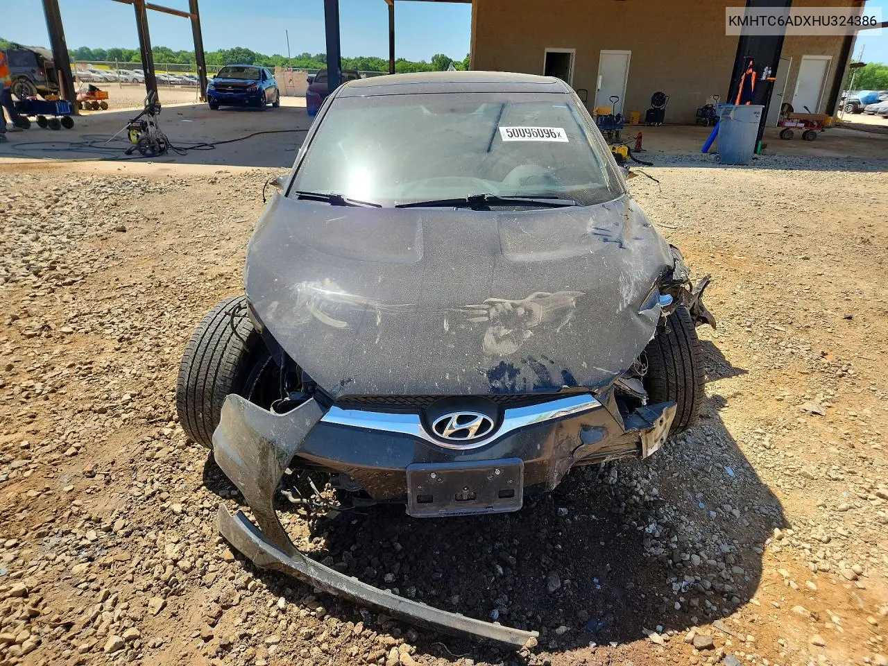 2017 Hyundai Veloster Value Edition VIN: KMHTC6ADXHU324386 Lot: 50096096