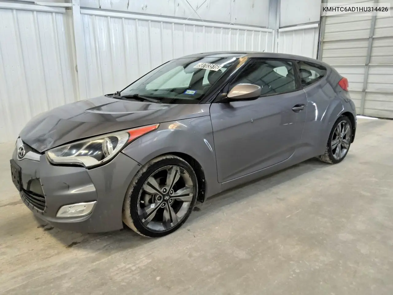 2017 Hyundai Veloster Value Edition VIN: KMHTC6AD1HU314426 Lot: 58703516