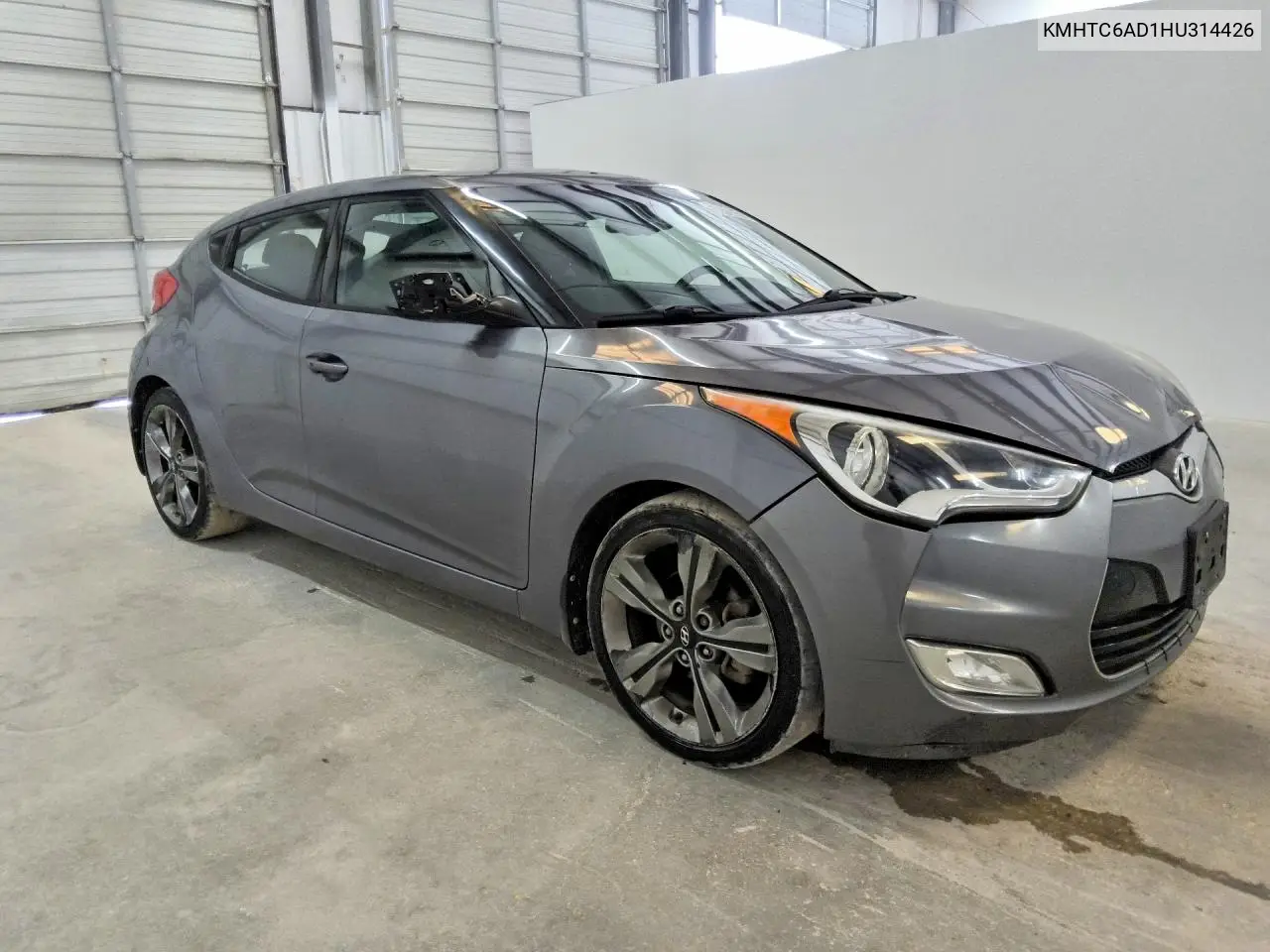 2017 Hyundai Veloster Value Edition VIN: KMHTC6AD1HU314426 Lot: 58703516