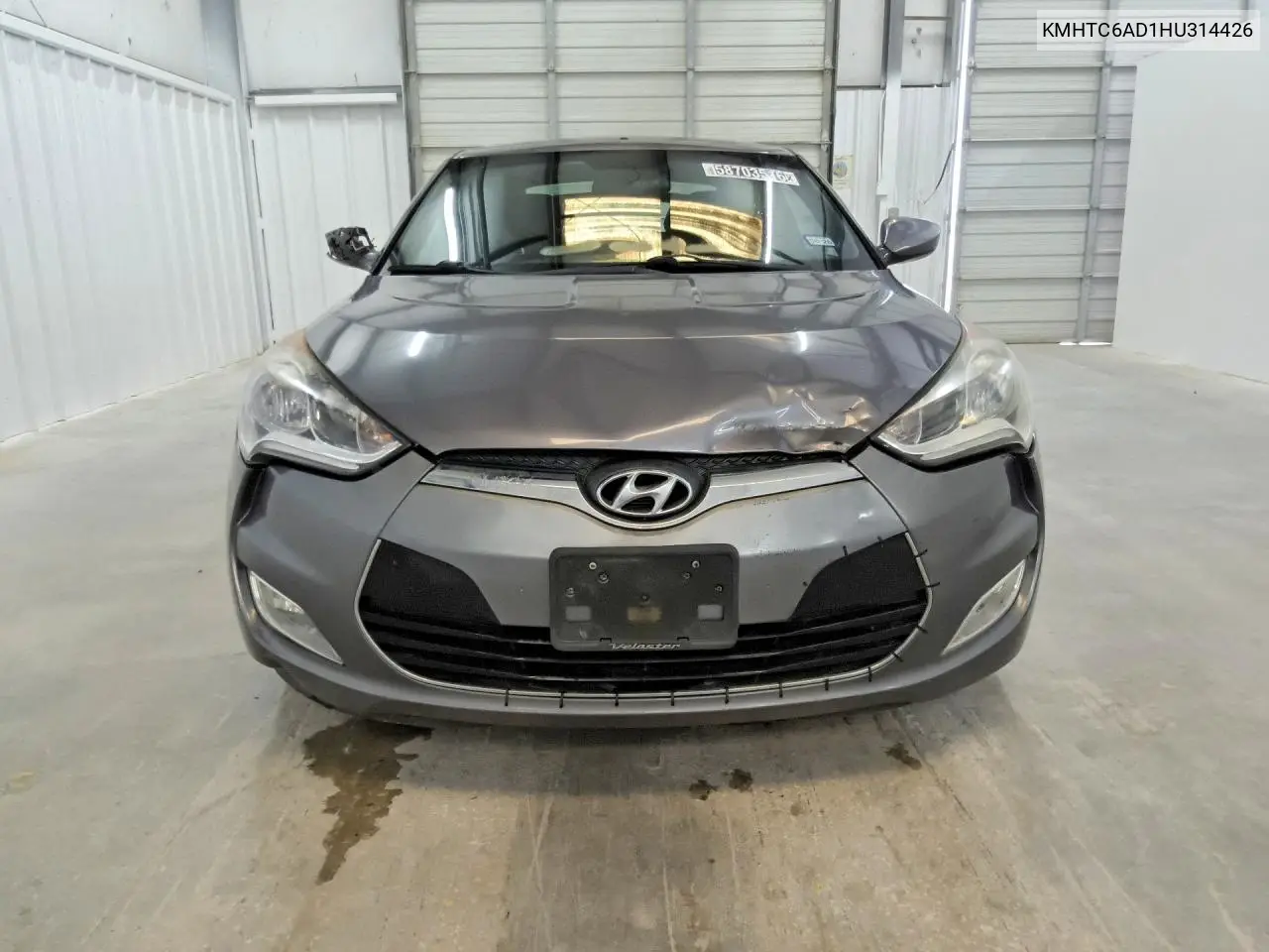 2017 Hyundai Veloster Value Edition VIN: KMHTC6AD1HU314426 Lot: 58703516
