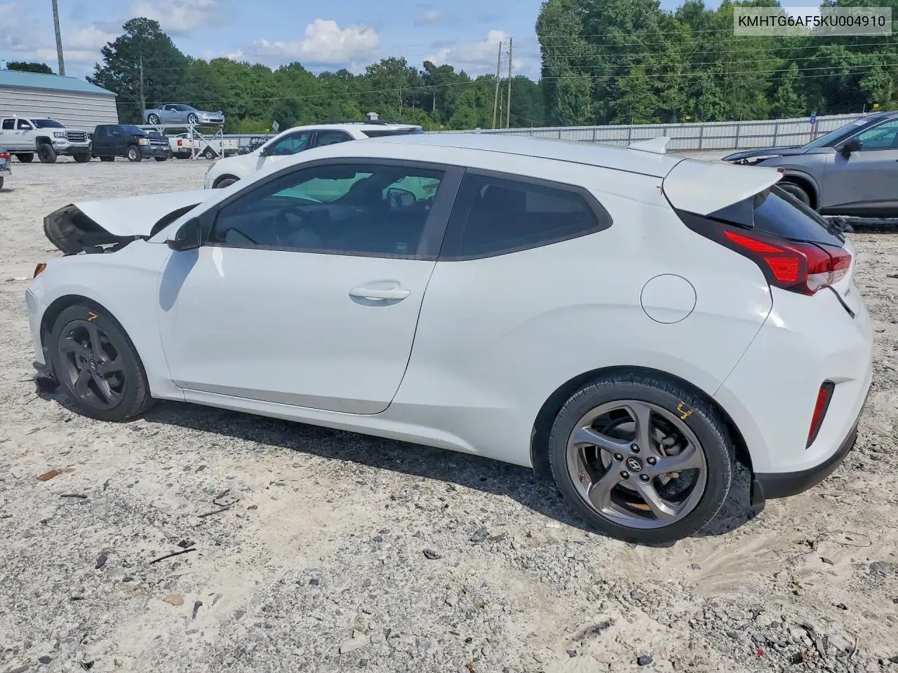 2019 Hyundai Veloster 2.0L VIN: KMHTG6AF5KU004910 Lot: 58304556