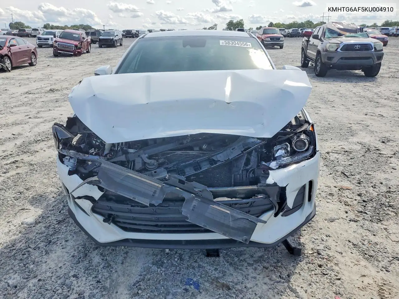 2019 Hyundai Veloster 2.0L VIN: KMHTG6AF5KU004910 Lot: 58304556