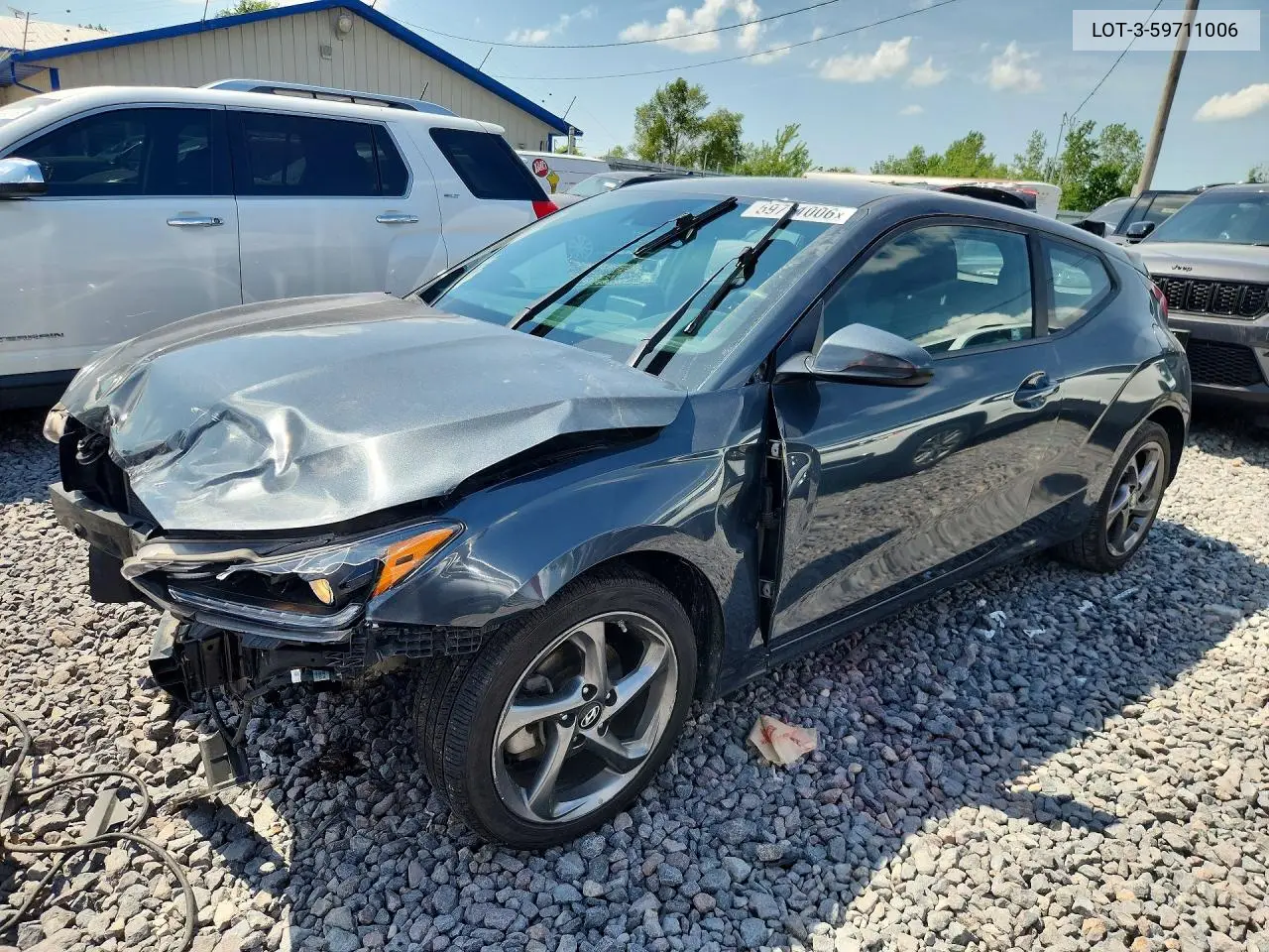 2019 Hyundai Veloster Automatic VIN: KMHTG6AF0KU016804 Lot: 59711006