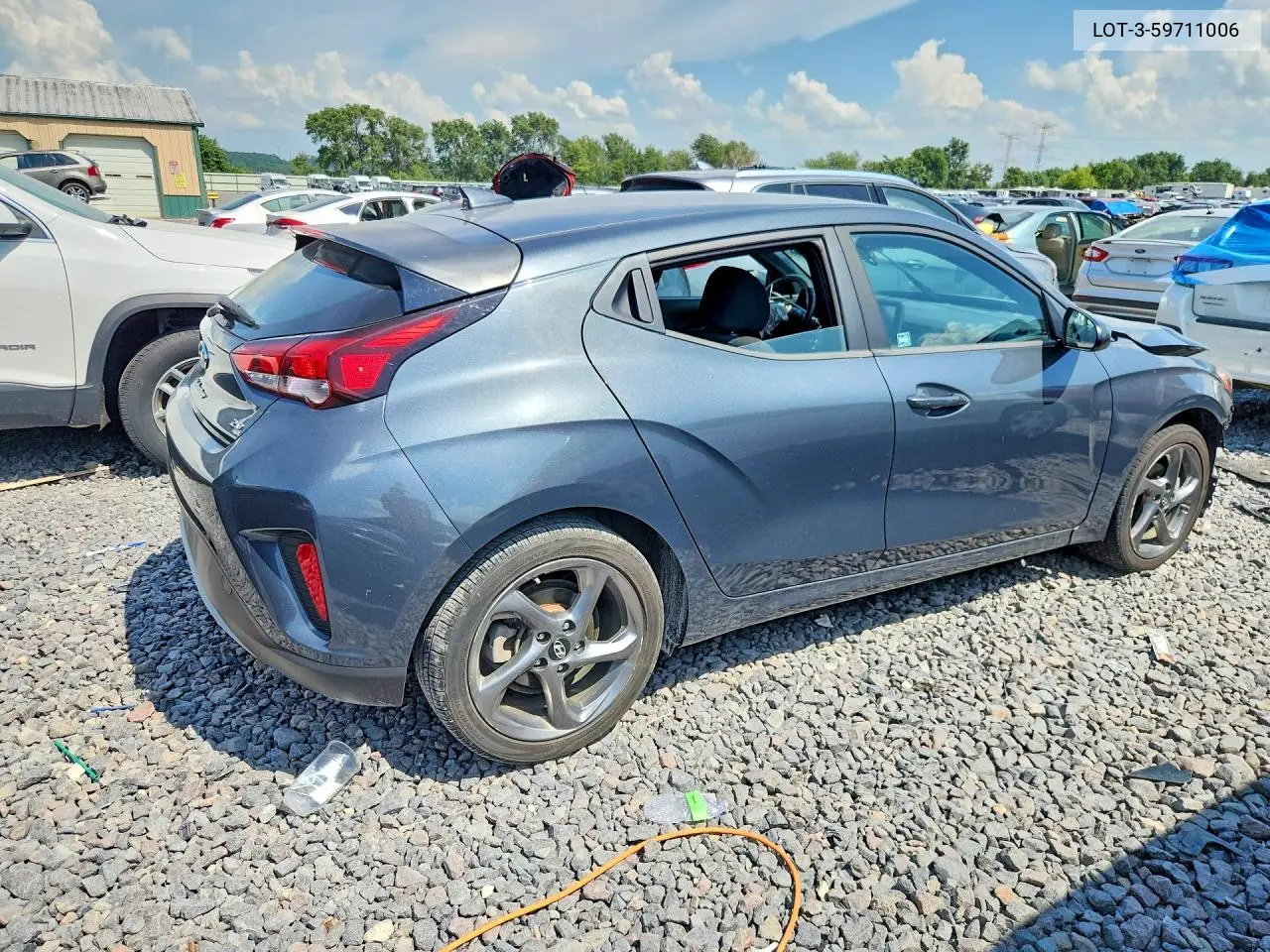 2019 Hyundai Veloster Automatic VIN: KMHTG6AF0KU016804 Lot: 59711006