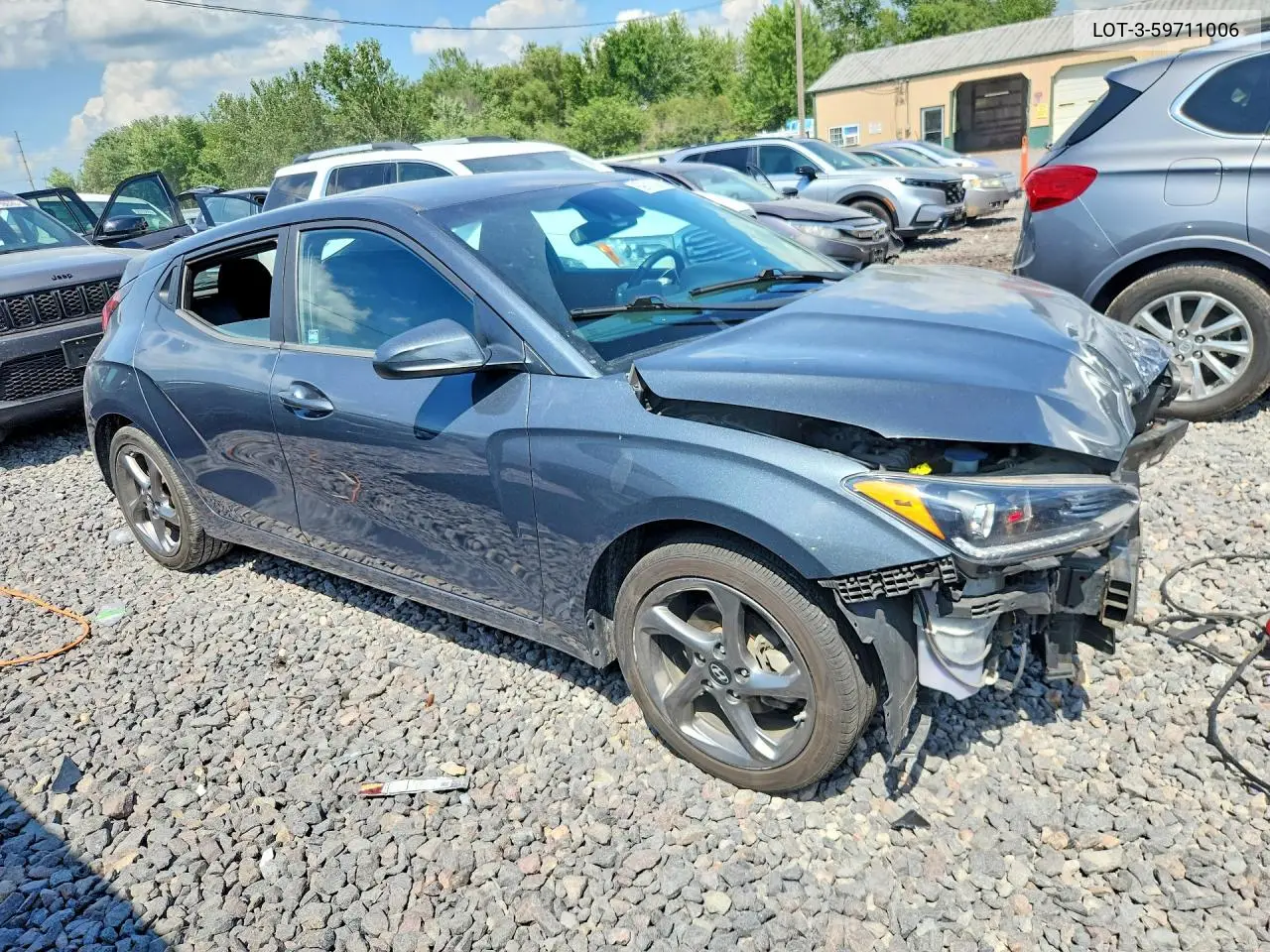 2019 Hyundai Veloster Automatic VIN: KMHTG6AF0KU016804 Lot: 59711006