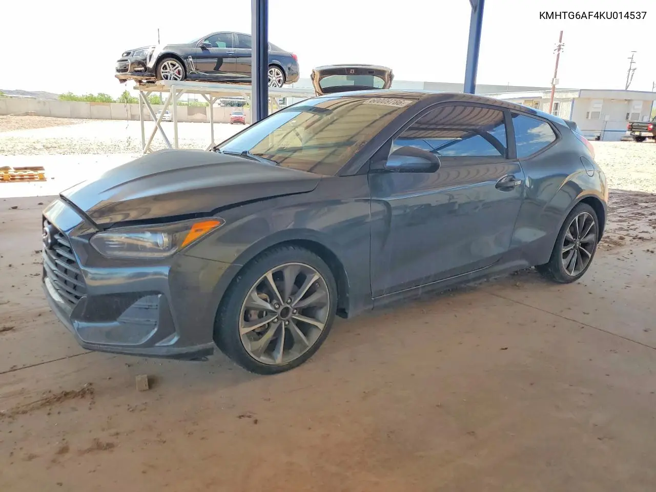2019 Hyundai Veloster 2.0L Premium VIN: KMHTG6AF4KU014537 Lot: 60009786