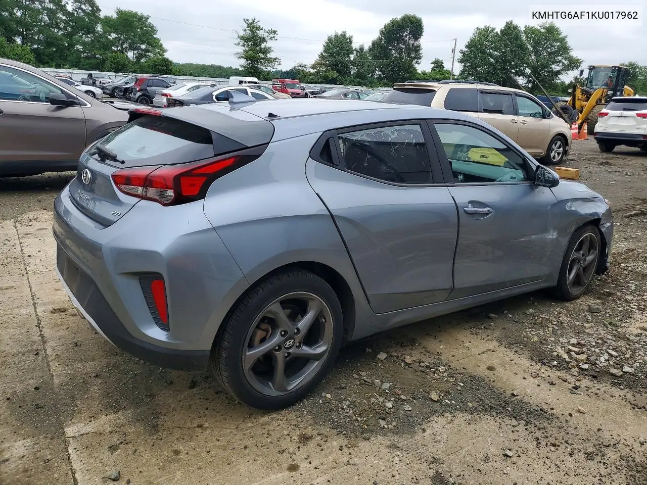 2019 Hyundai Veloster 2.0L VIN: KMHTG6AF1KU017962 Lot: 60129786