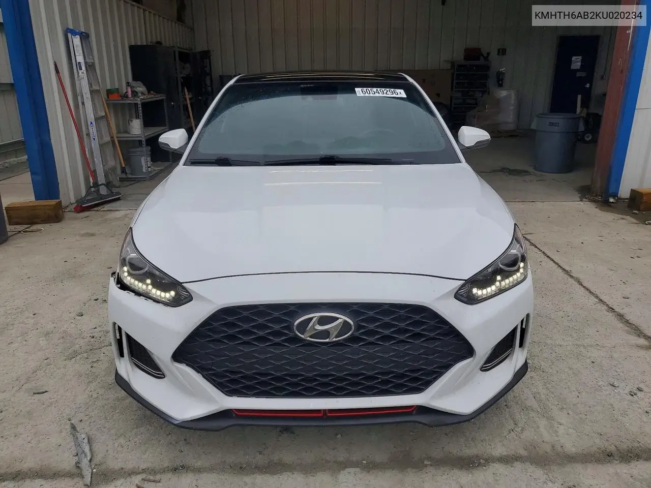 2019 Hyundai Veloster Turbo R-Spec VIN: KMHTH6AB2KU020234 Lot: 60549296