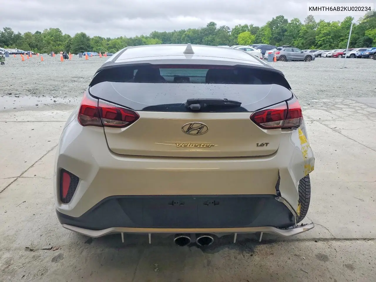 2019 Hyundai Veloster Turbo R-Spec VIN: KMHTH6AB2KU020234 Lot: 60549296