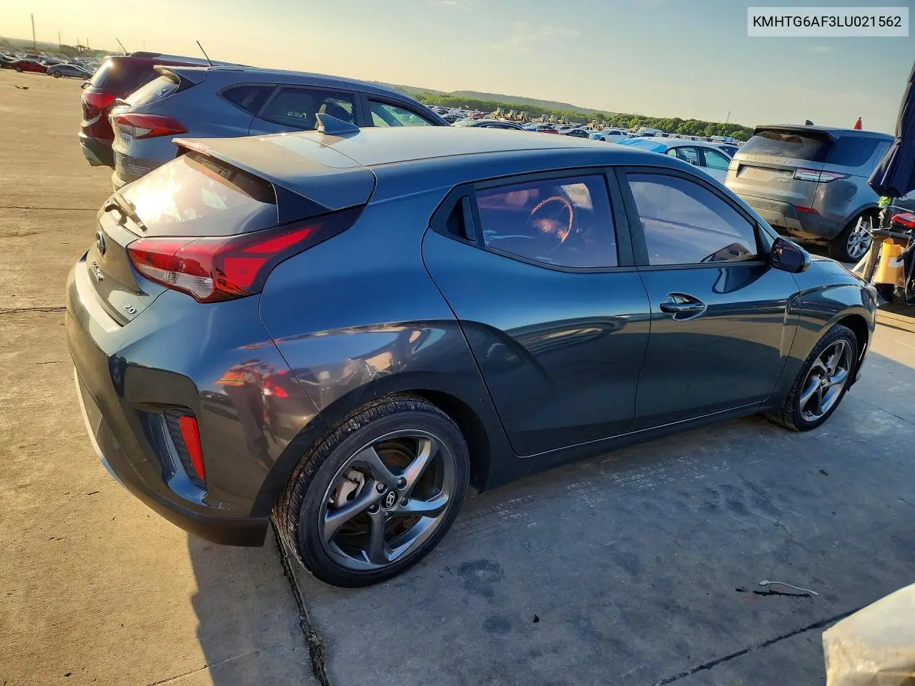 2020 Hyundai Veloster 2.0L VIN: KMHTG6AF3LU021562 Lot: 55166876