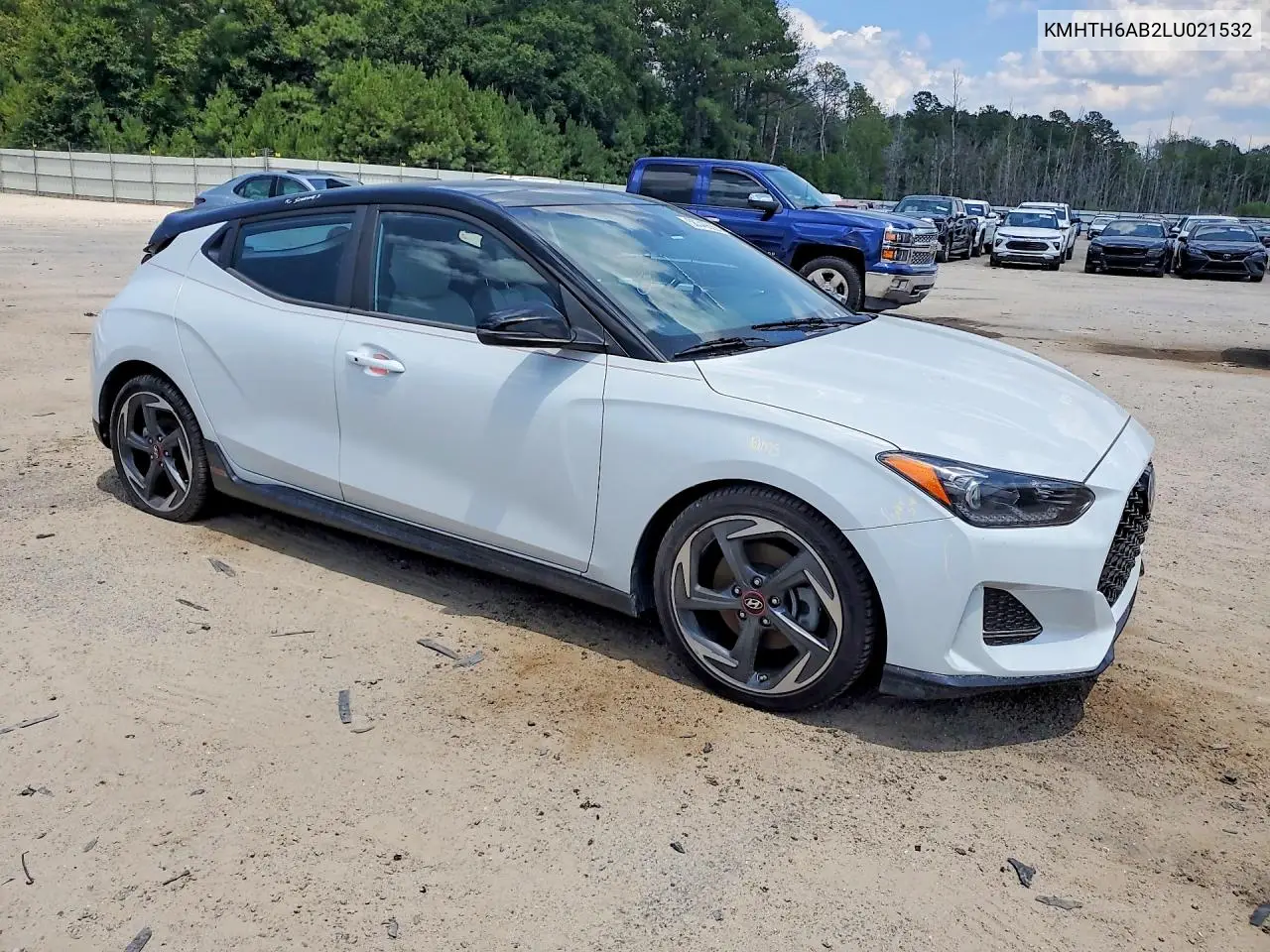 2020 Hyundai Veloster Turbo Ultimate VIN: KMHTH6AB2LU021532 Lot: 58349626