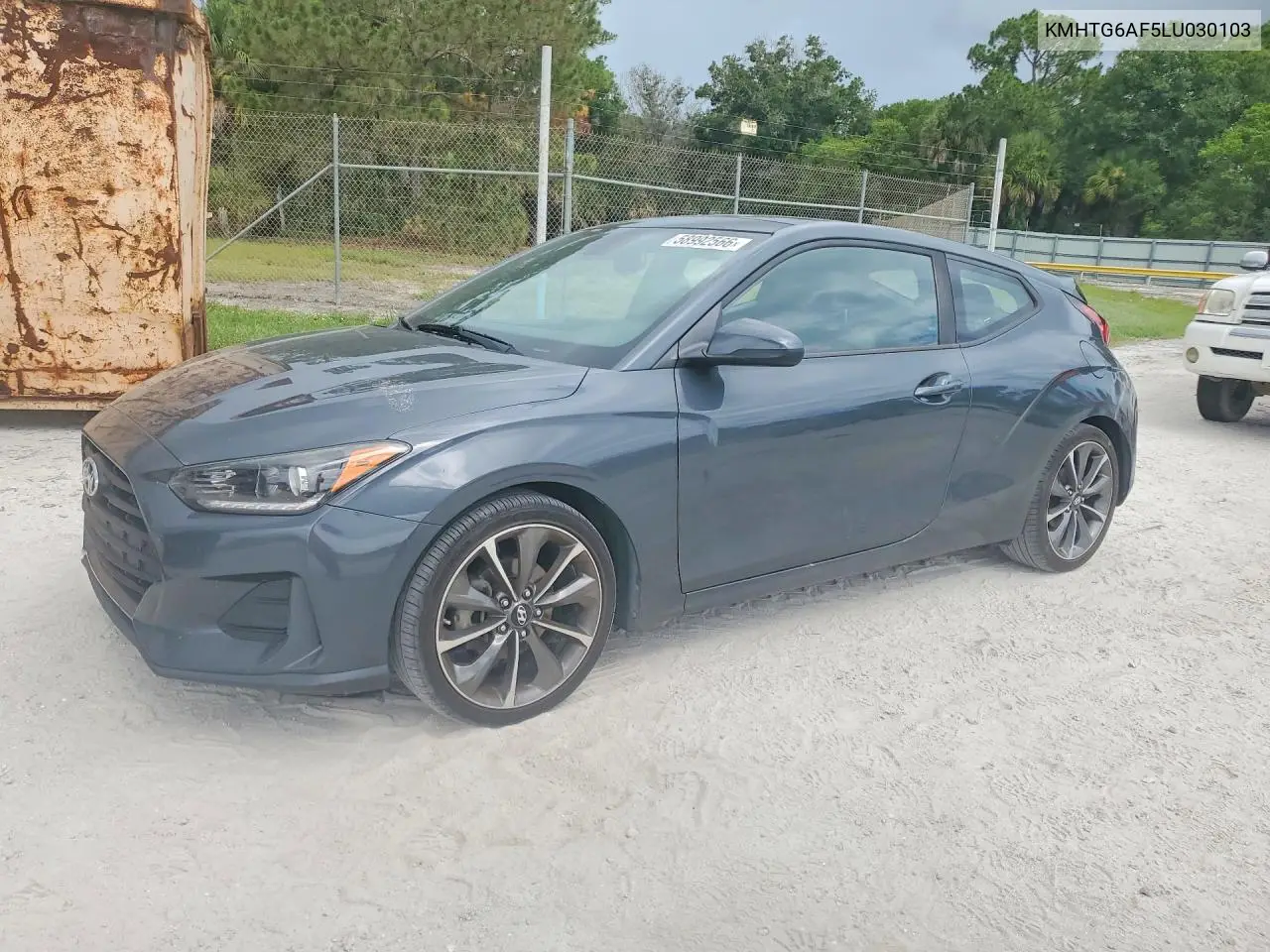2020 Hyundai Veloster 2.0L Premium VIN: KMHTG6AF5LU030103 Lot: 58992566