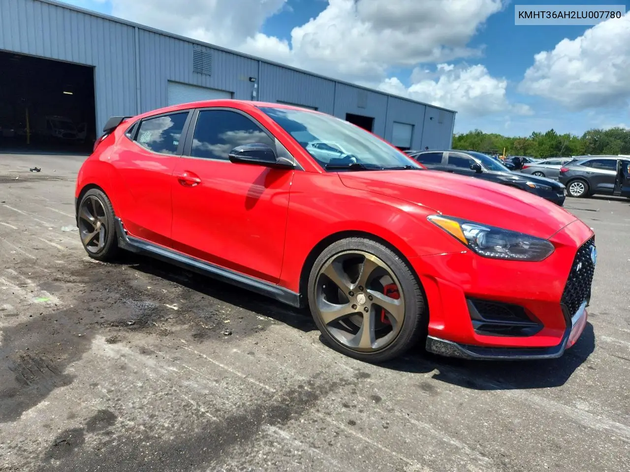 2020 Hyundai Veloster N Base VIN: KMHT36AH2LU007780 Lot: 59555036