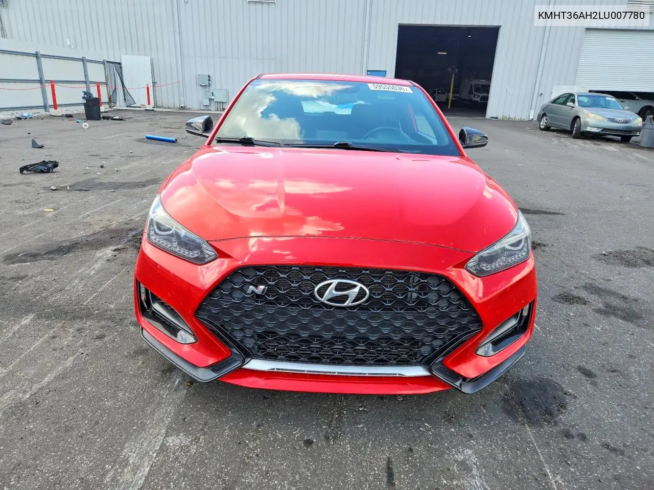 2020 Hyundai Veloster N Base VIN: KMHT36AH2LU007780 Lot: 59555036