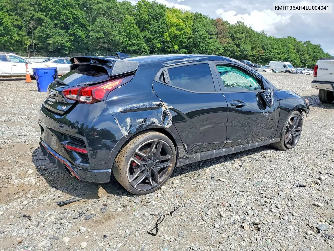 2020 Hyundai Veloster N Base VIN: KMHT36AH4LU004041 Lot: 59888496