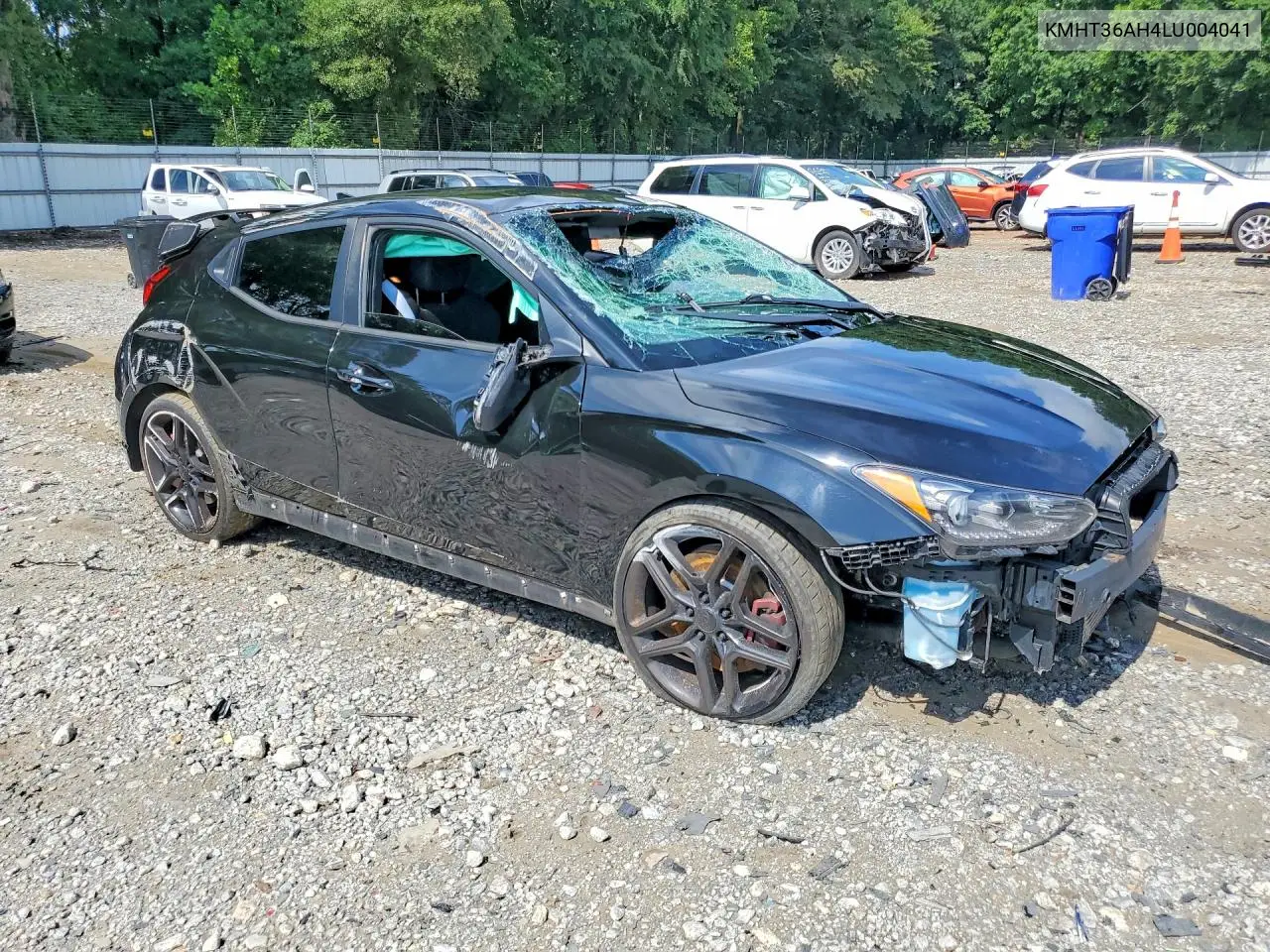 2020 Hyundai Veloster N Base VIN: KMHT36AH4LU004041 Lot: 59888496