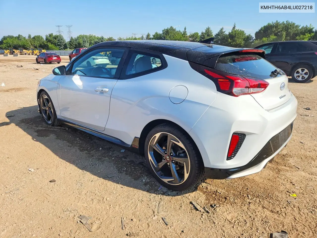 2020 Hyundai Veloster Turbo Ultimate VIN: KMHTH6AB4LU027218 Lot: 60010326