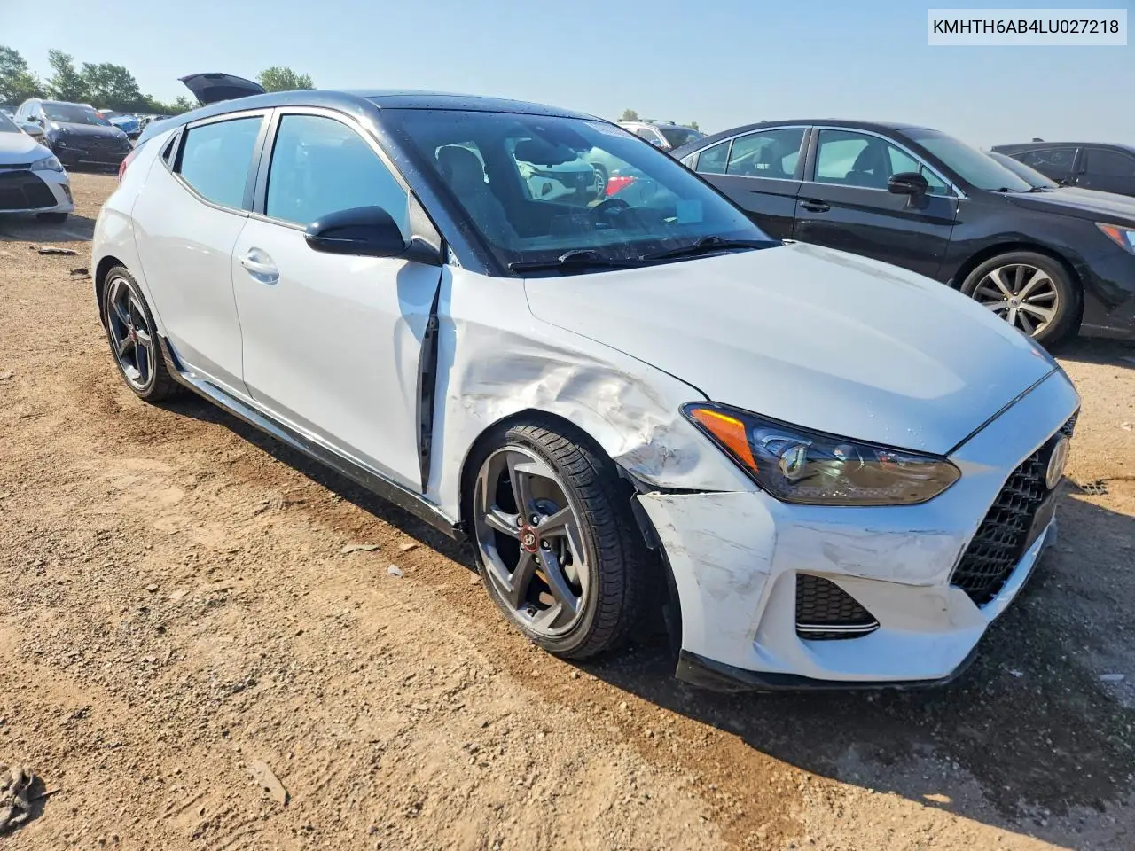 2020 Hyundai Veloster Turbo Ultimate VIN: KMHTH6AB4LU027218 Lot: 60010326