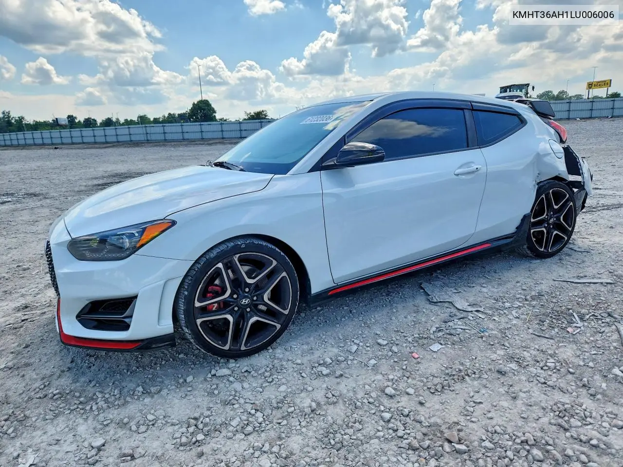 2020 Hyundai Veloster N Base VIN: KMHT36AH1LU006006 Lot: 61232036