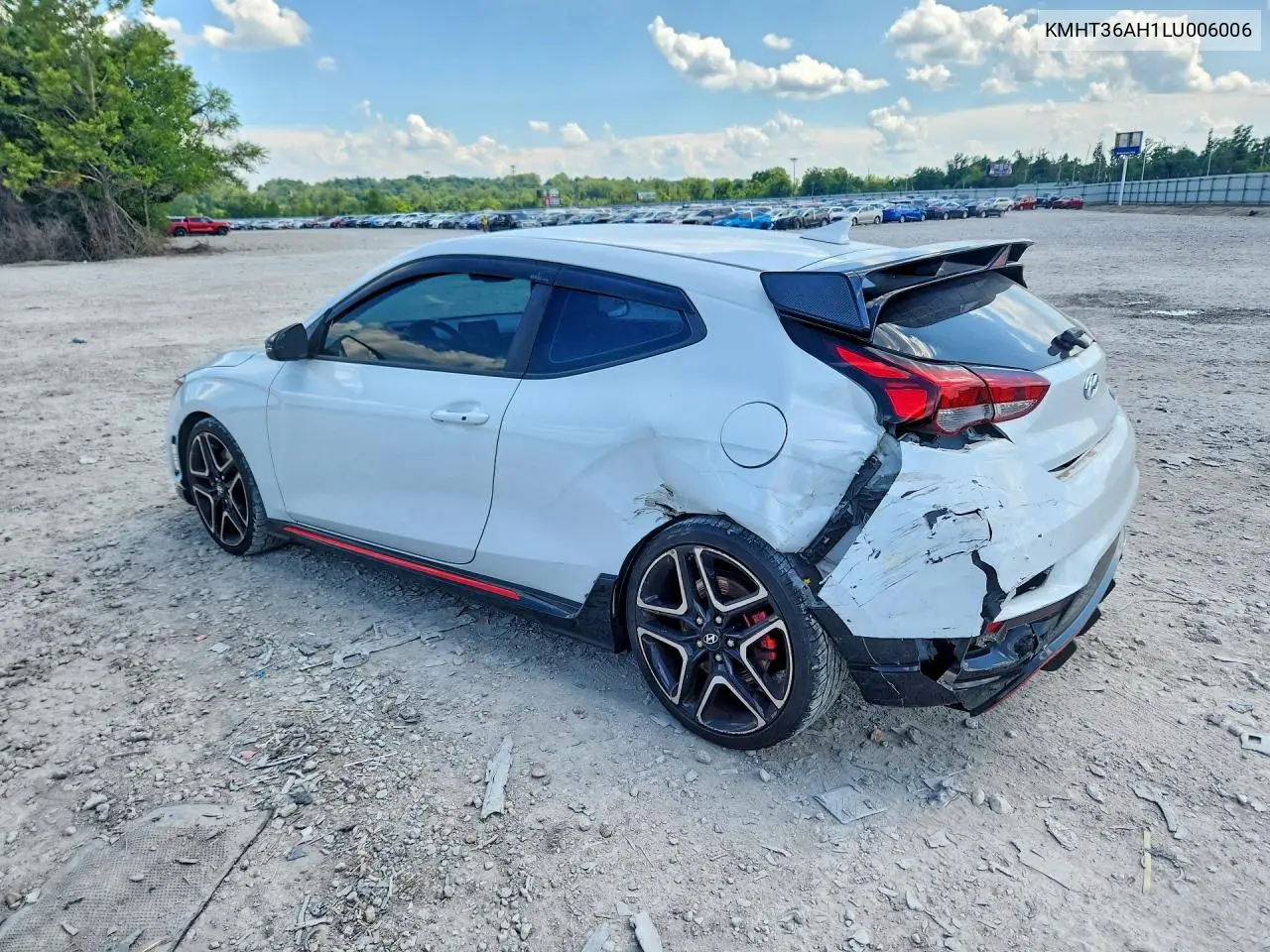 2020 Hyundai Veloster N Base VIN: KMHT36AH1LU006006 Lot: 61232036