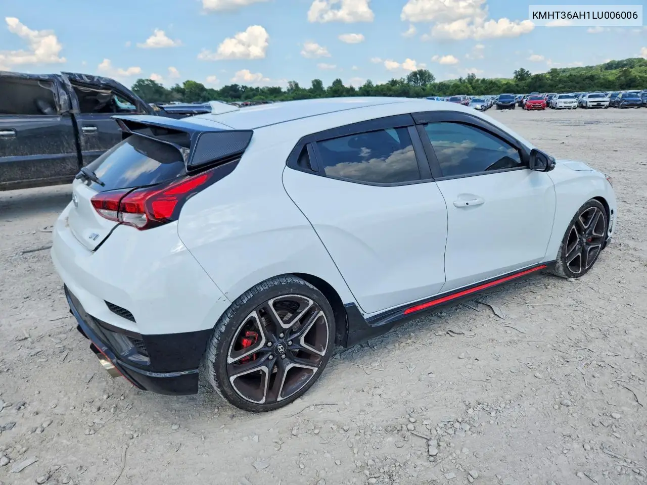 2020 Hyundai Veloster N Base VIN: KMHT36AH1LU006006 Lot: 61232036