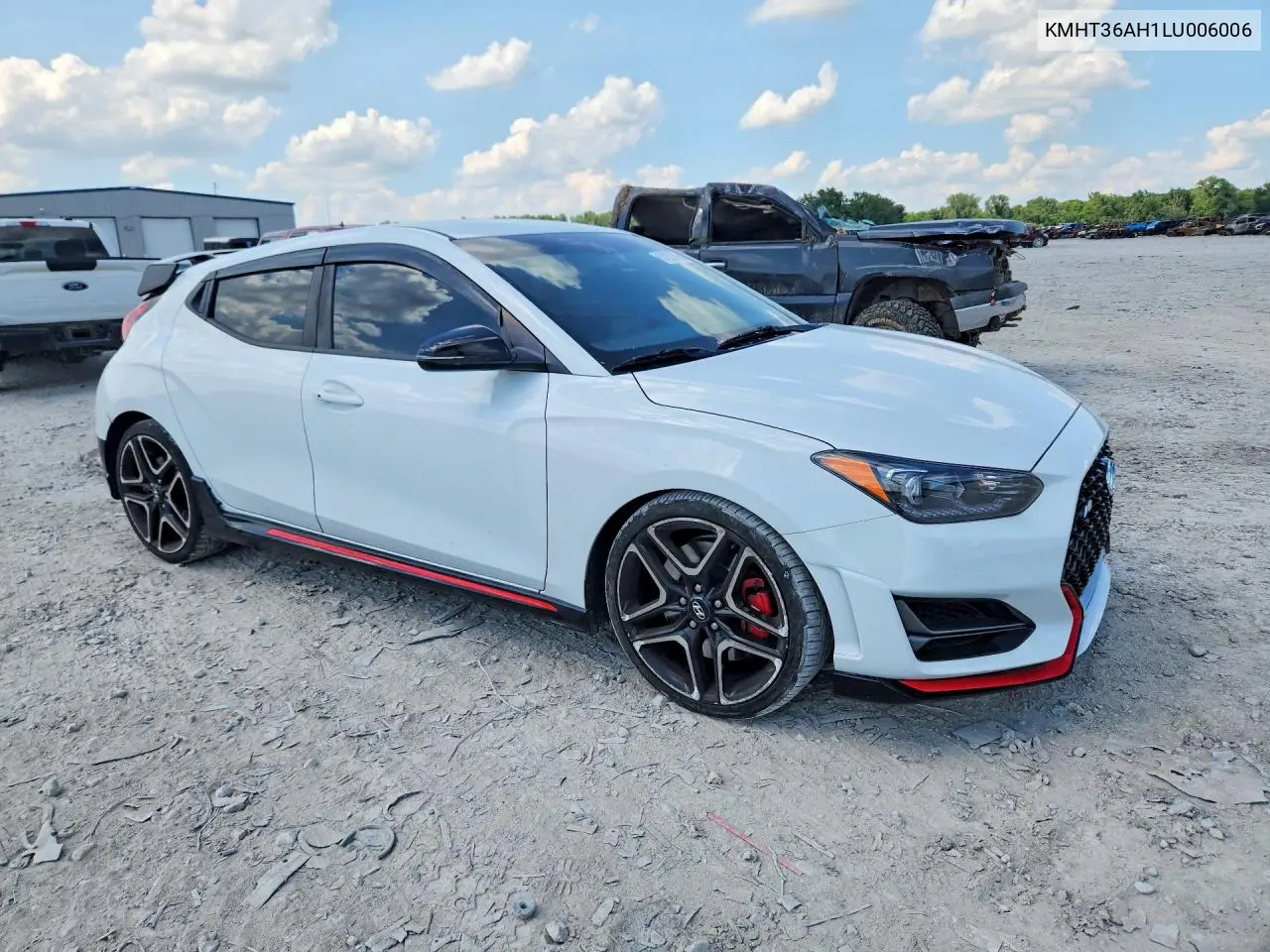 2020 Hyundai Veloster N Base VIN: KMHT36AH1LU006006 Lot: 61232036