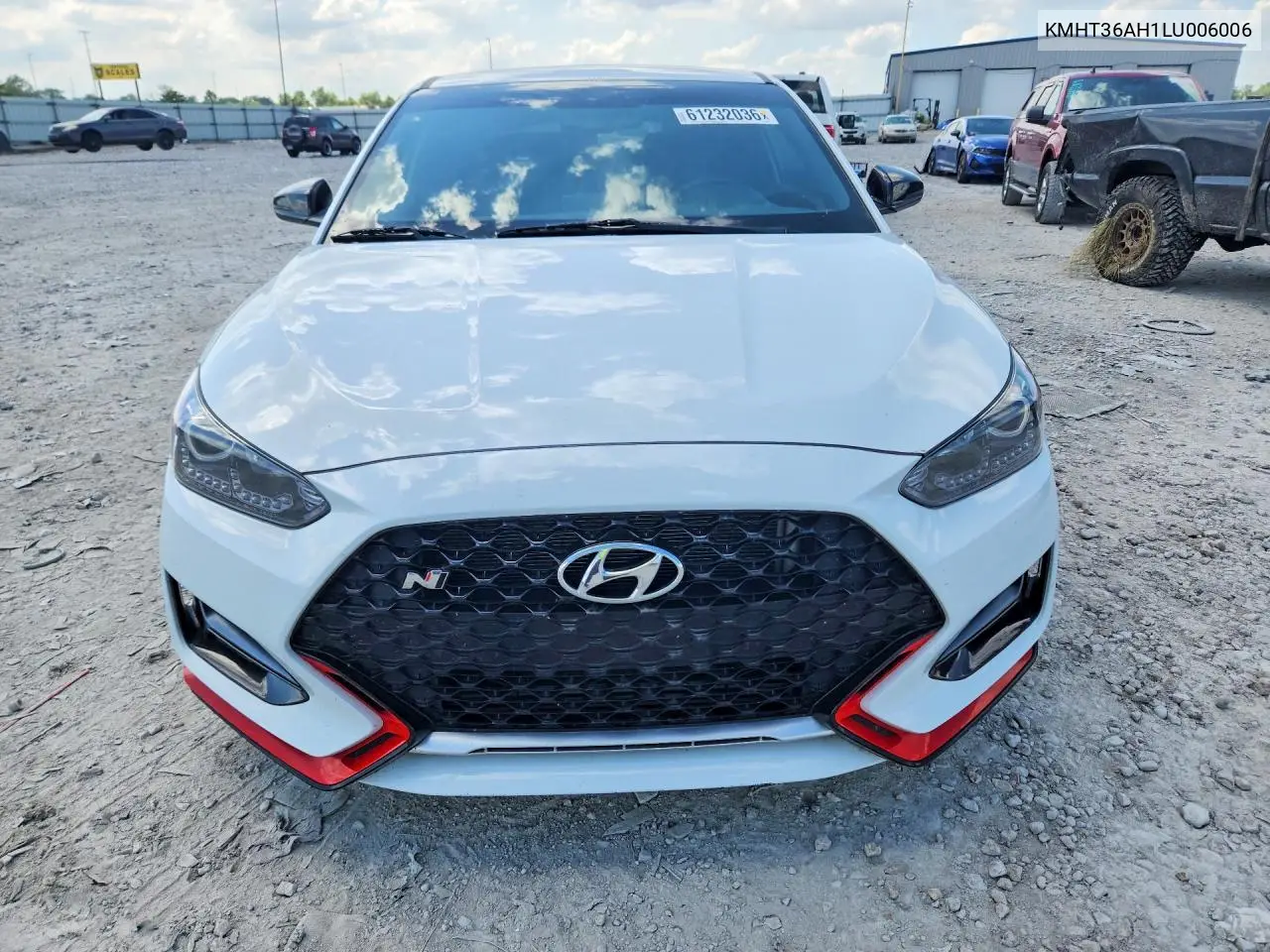 2020 Hyundai Veloster N Base VIN: KMHT36AH1LU006006 Lot: 61232036