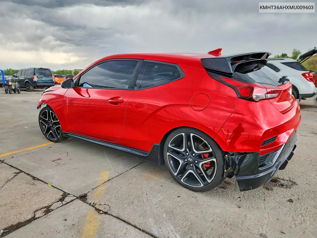 2021 Hyundai Veloster N Base VIN: KMHT36AHXMU009603 Lot: 60434576
