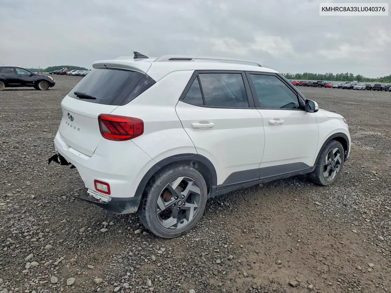 2020 Hyundai Venue Sel VIN: KMHRC8A33LU040376 Lot: 58775956