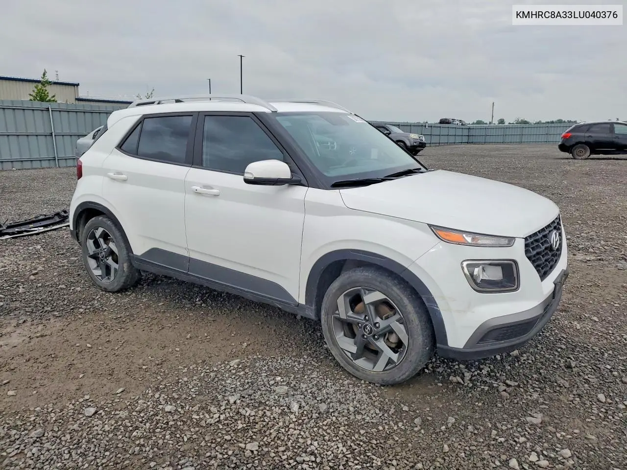 2020 Hyundai Venue Sel VIN: KMHRC8A33LU040376 Lot: 58775956