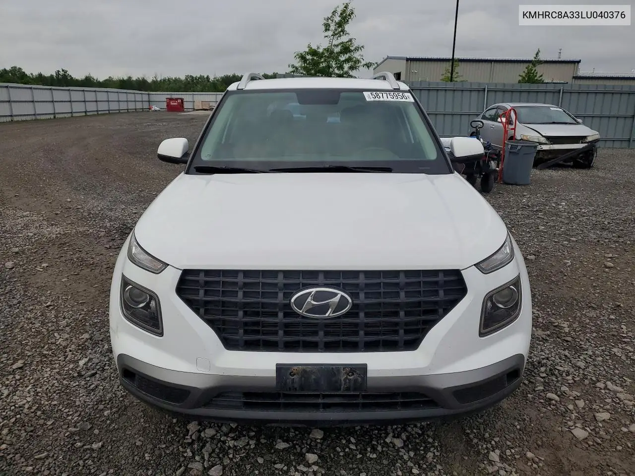 2020 Hyundai Venue Sel VIN: KMHRC8A33LU040376 Lot: 58775956