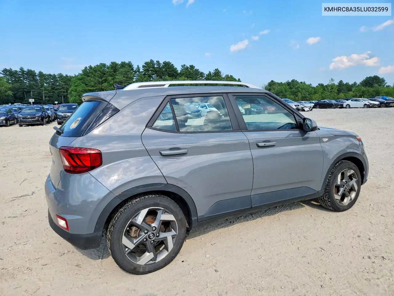 2020 Hyundai Venue Sel VIN: KMHRC8A35LU032599 Lot: 59152796
