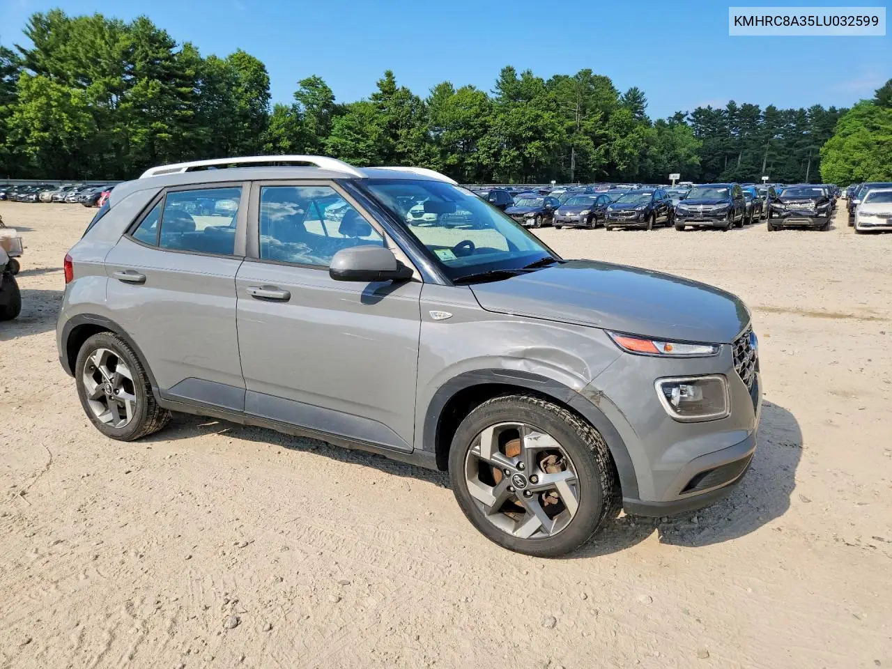 2020 Hyundai Venue Sel VIN: KMHRC8A35LU032599 Lot: 59152796