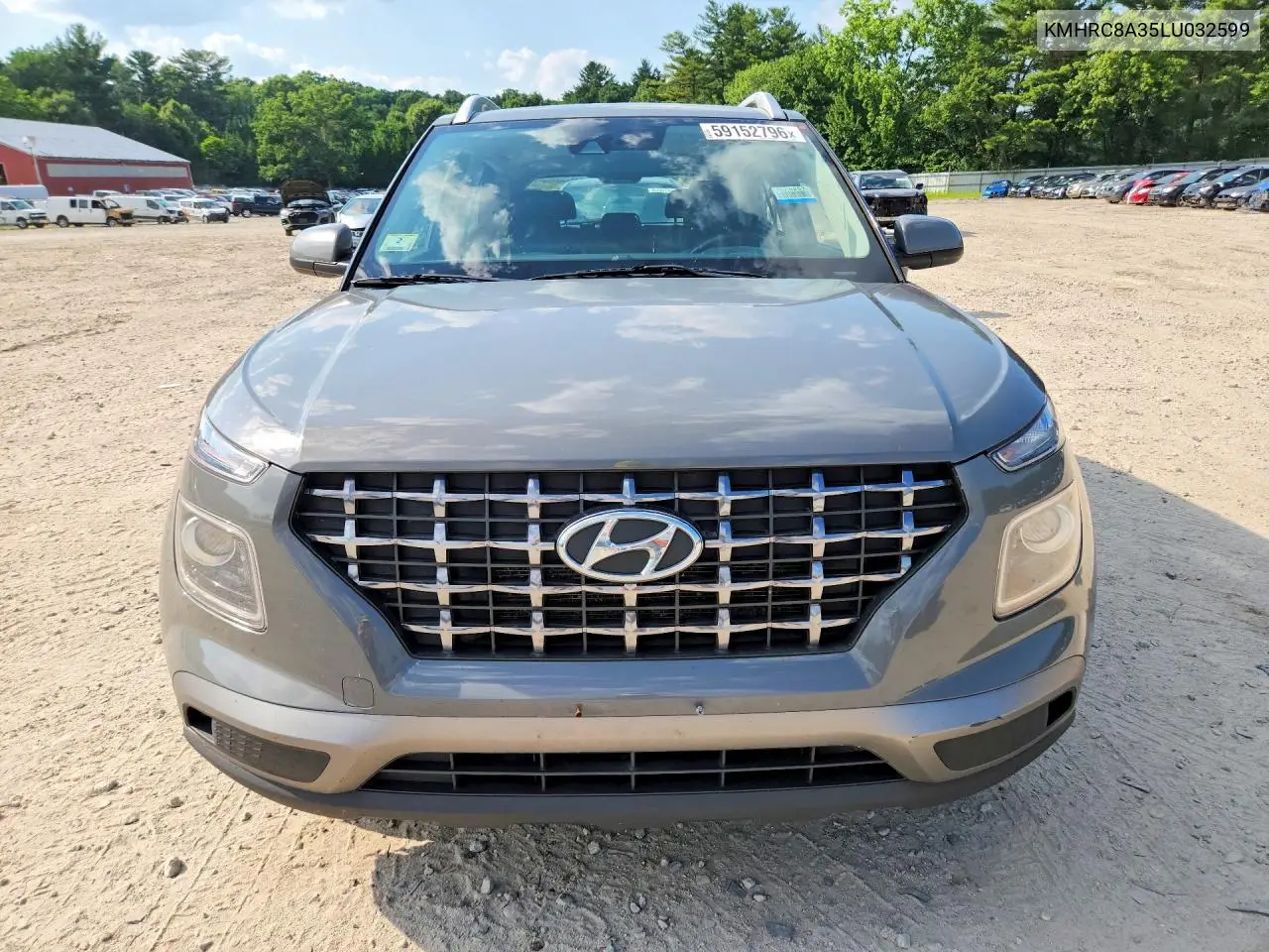 2020 Hyundai Venue Sel VIN: KMHRC8A35LU032599 Lot: 59152796