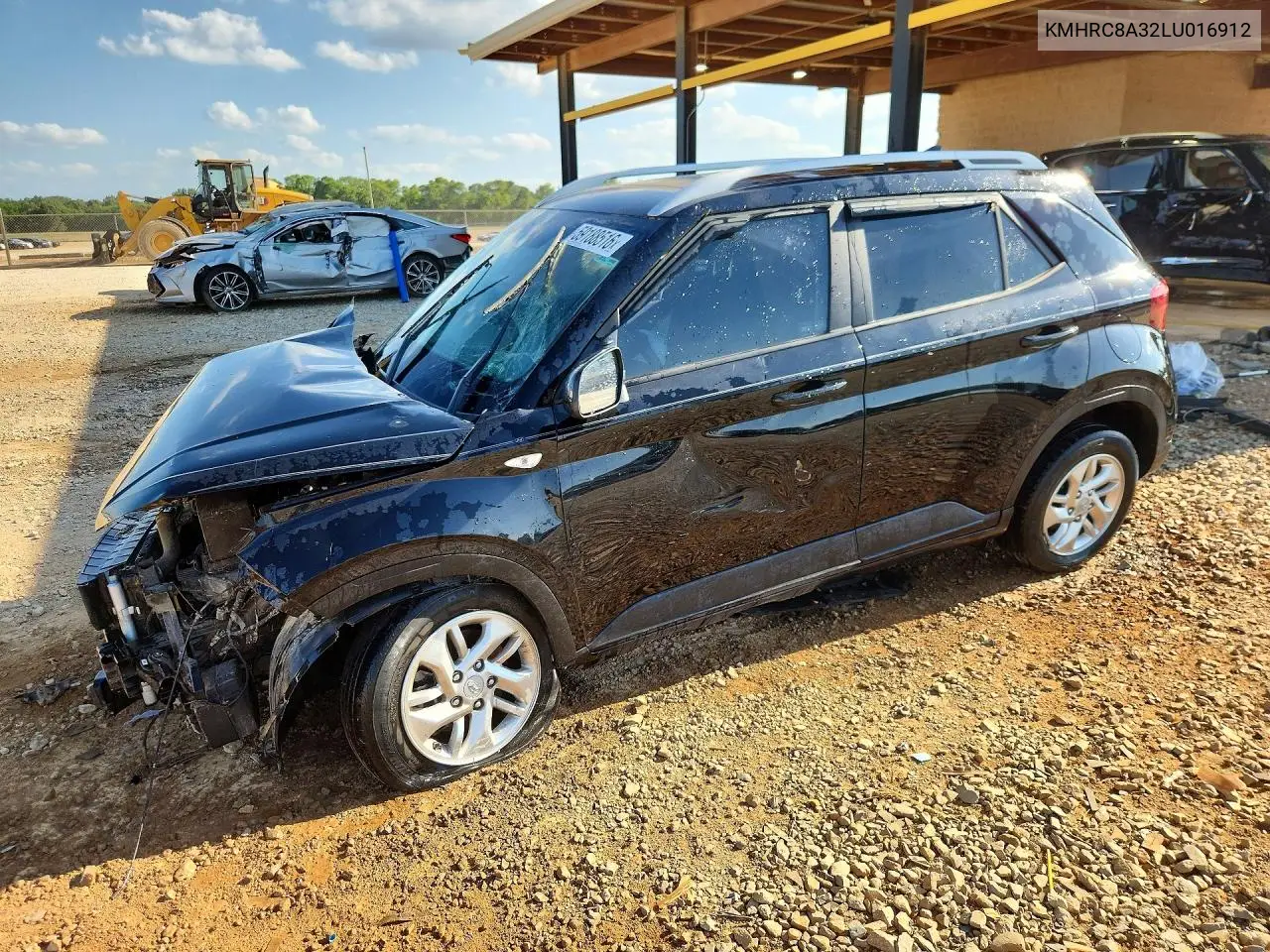 2020 Hyundai Venue Sel VIN: KMHRC8A32LU016912 Lot: 59188516