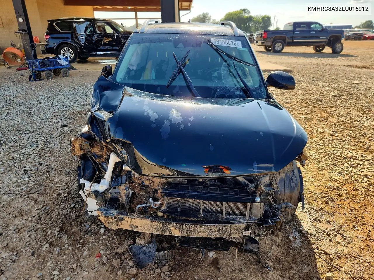 2020 Hyundai Venue Sel VIN: KMHRC8A32LU016912 Lot: 59188516