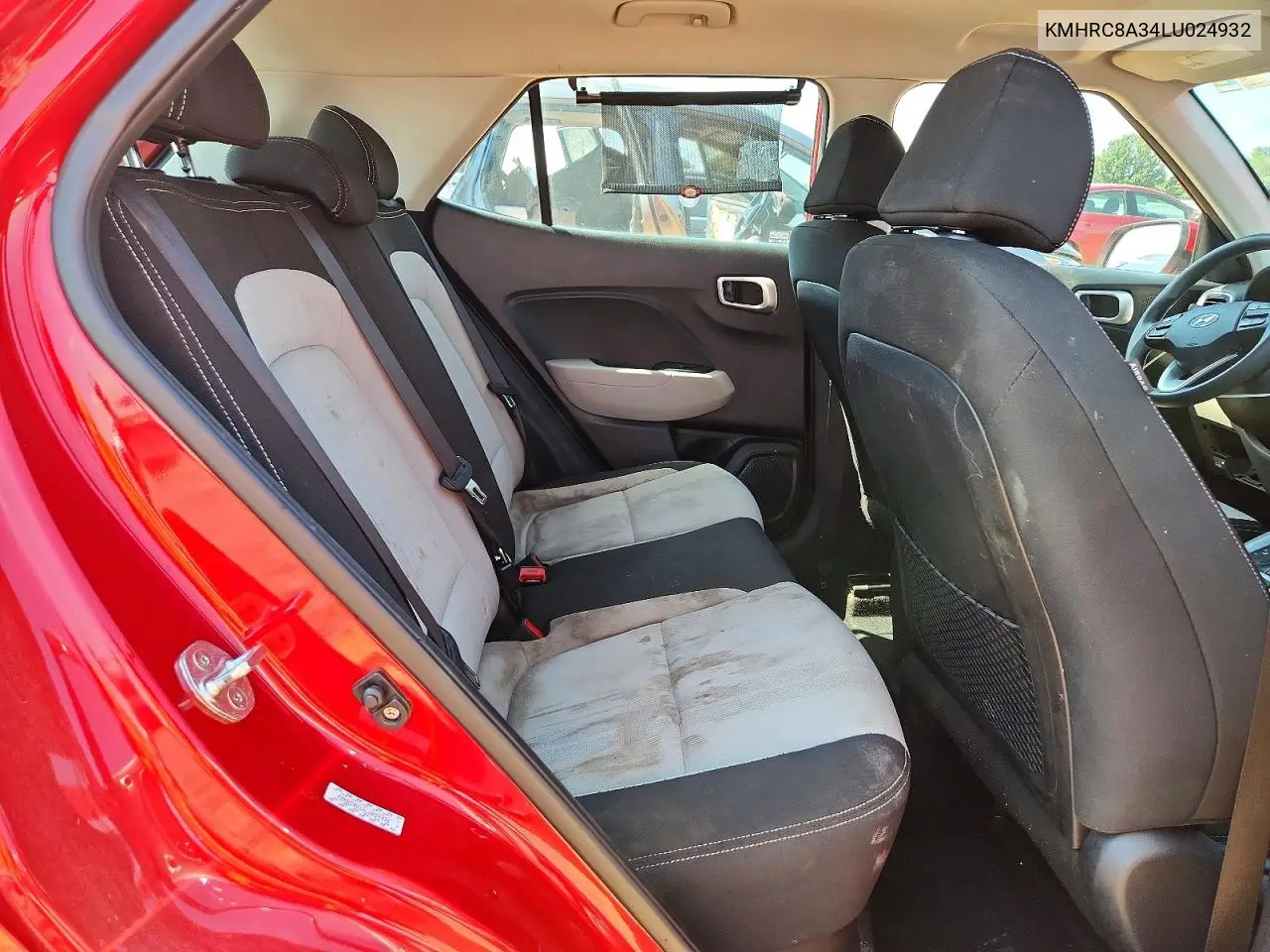 2020 Hyundai Venue Sel VIN: KMHRC8A34LU024932 Lot: 59323666