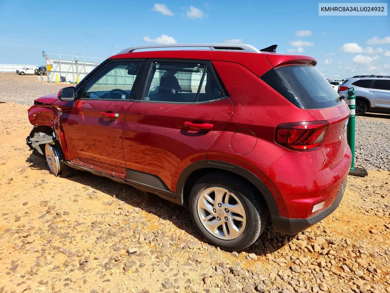 2020 Hyundai Venue Sel VIN: KMHRC8A34LU024932 Lot: 59323666
