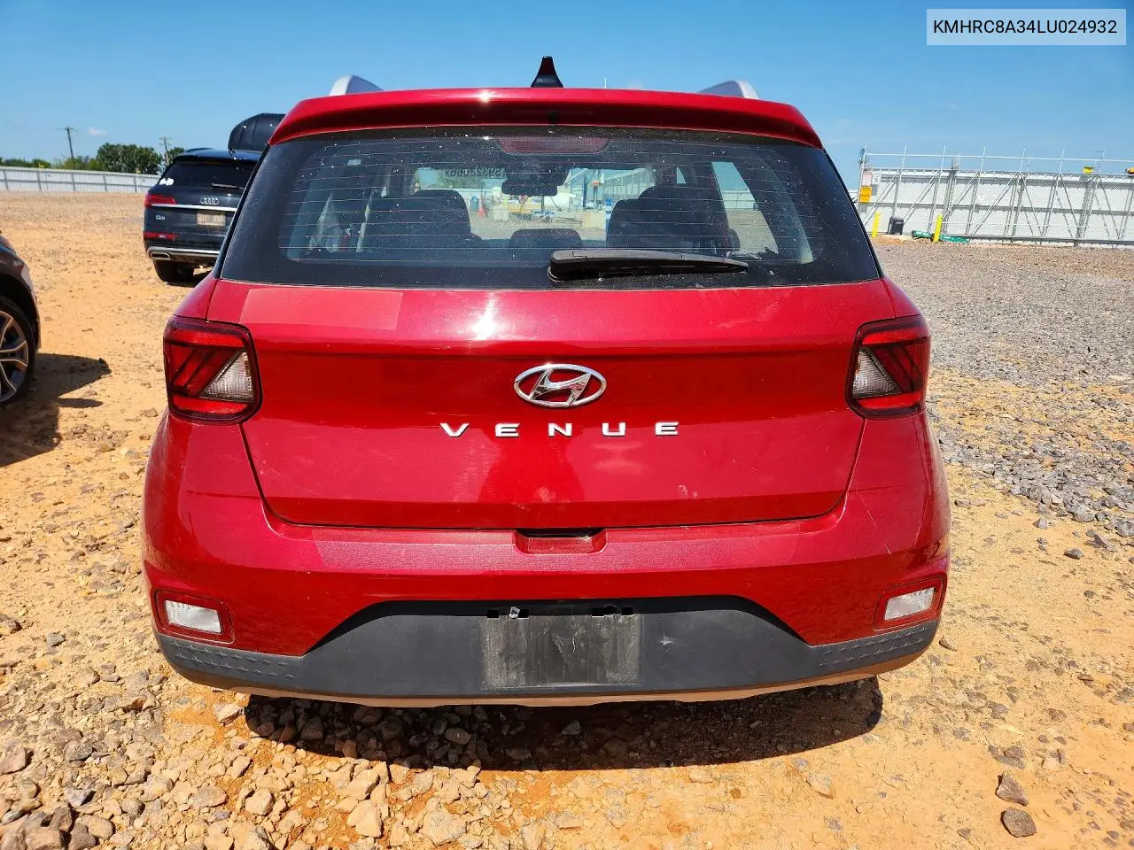 2020 Hyundai Venue Sel VIN: KMHRC8A34LU024932 Lot: 59323666