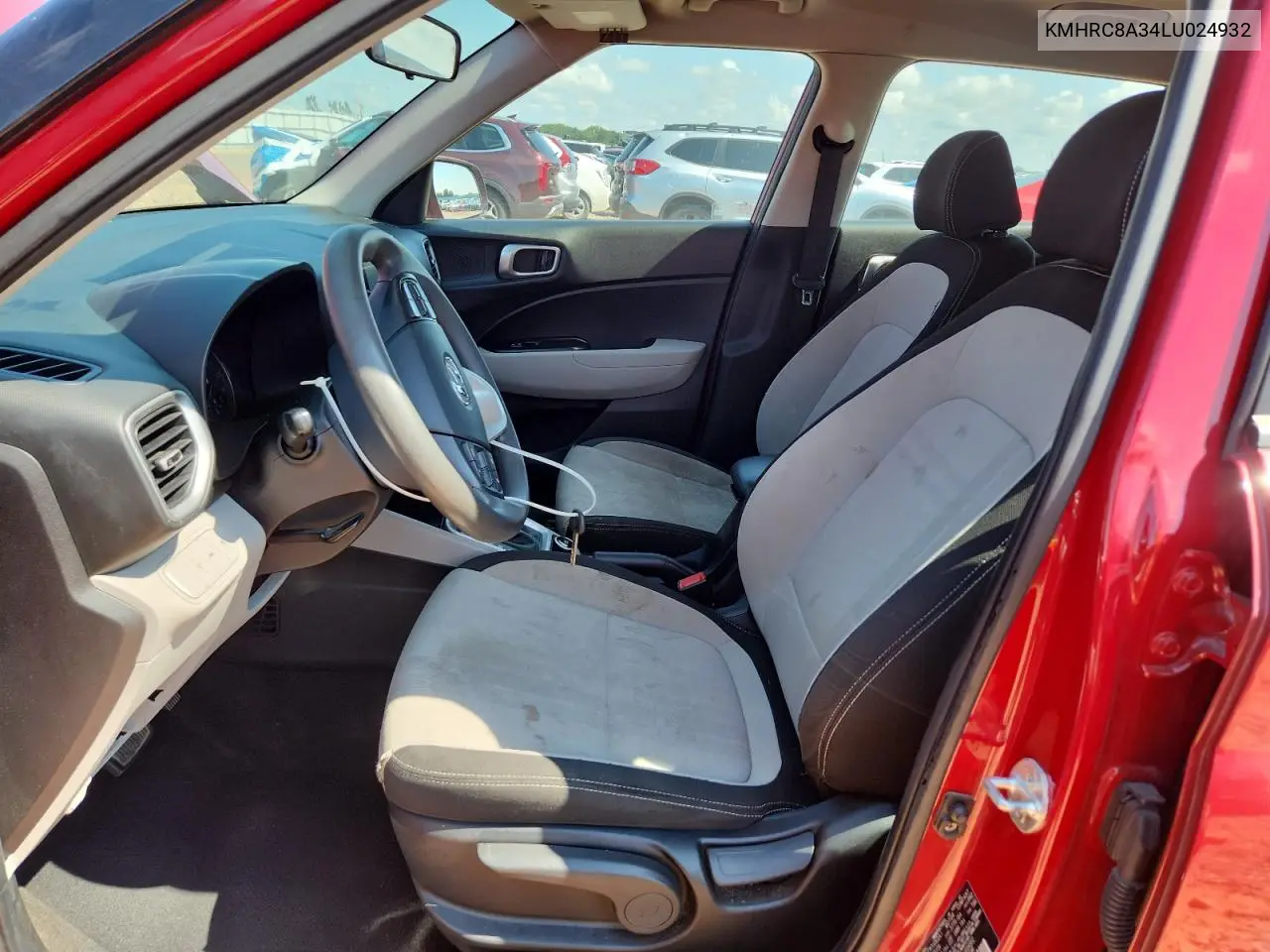2020 Hyundai Venue Sel VIN: KMHRC8A34LU024932 Lot: 59323666