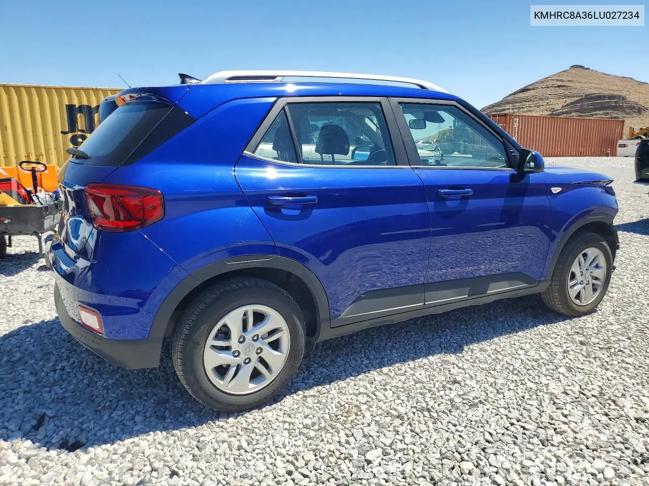 2020 Hyundai Venue Sel VIN: KMHRC8A36LU027234 Lot: 59380886