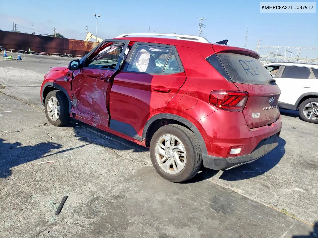 2020 Hyundai Venue Sel VIN: KMHRC8A37LU037917 Lot: 60138356