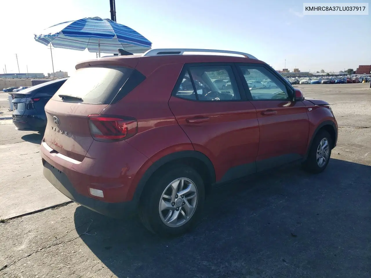 2020 Hyundai Venue Sel VIN: KMHRC8A37LU037917 Lot: 60138356