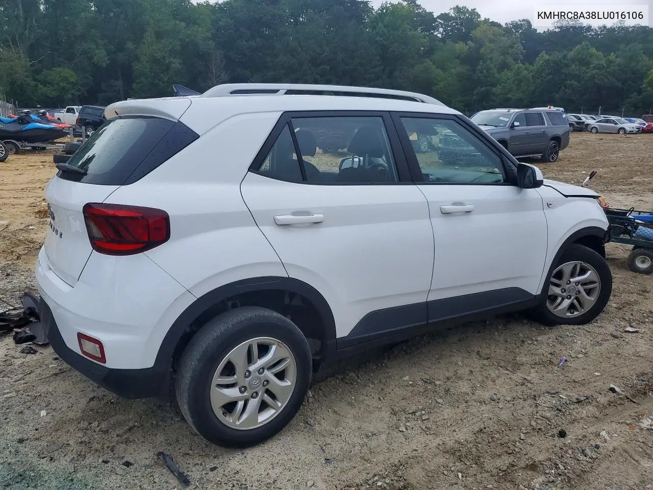 2020 Hyundai Venue Sel VIN: KMHRC8A38LU016106 Lot: 60279656